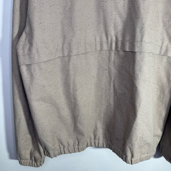 Club Monaco Men's Tan Cotton Bomber Jacket Size XL - Picture 8 of 13